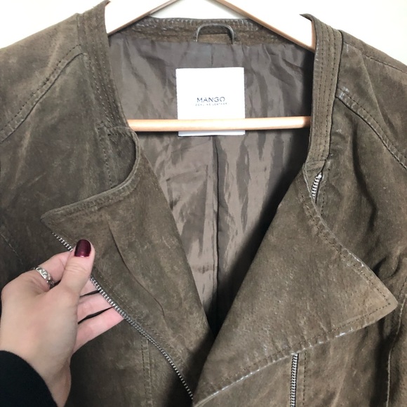 MANGO genuine leather jacket, SZ S - Picture 2 of 7